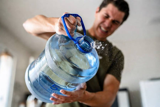 5 gallon water jug that has never been cleaned