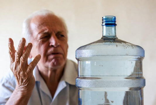old people at risk when it comes to cleaning 5 gallon water jugs