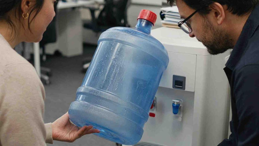 mold gets into a water jug and contaminates it