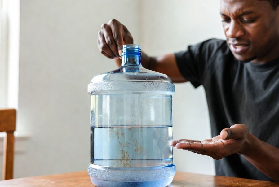 using hydrogen peroxide to sanitize 5 gallon water jug