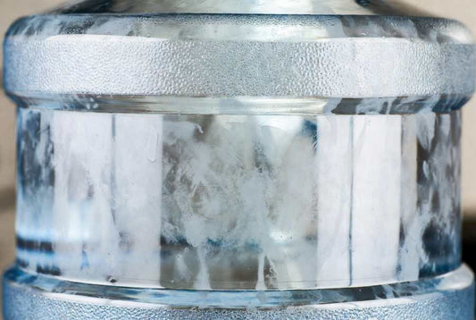 white residue in 5 gallon water jug
