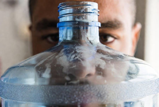 Biofilm forming in water jug