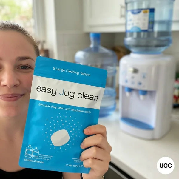 person used oxidizing cleaner easy jug clean for 5 gallon water jug