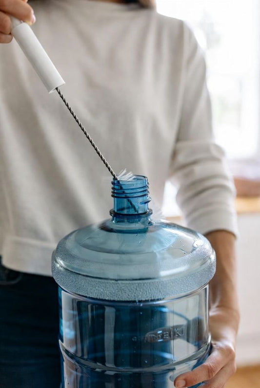 jug brushes not effectively cleaning 5 gallon water jug