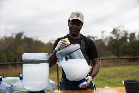 cleaning chemicals used for water jugs for water dispenser is bad